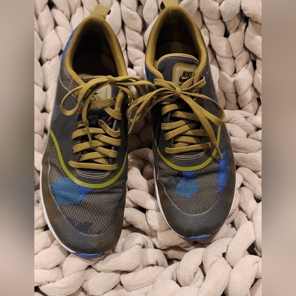 Nike Air Max Thea CAMO Army Green Blue White - Picture 5 of 6